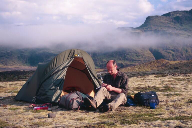 photo of me in Iceland, 2003